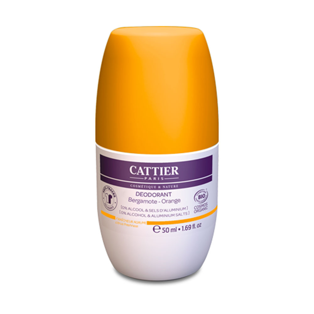 Cattier Deodorant Roll On Fraicheur Agrume Bio 50 ml