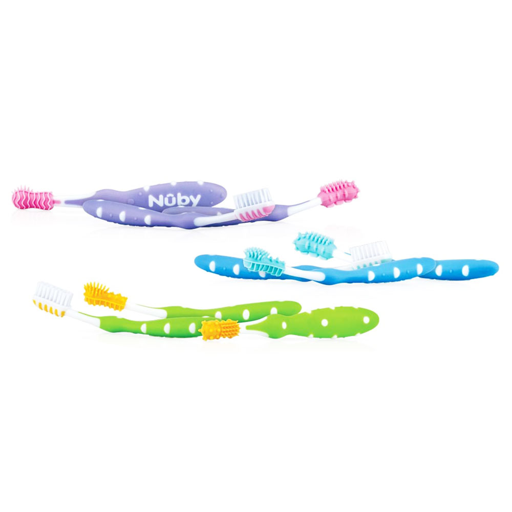 Nuby Set De 3 Brosses A Dents