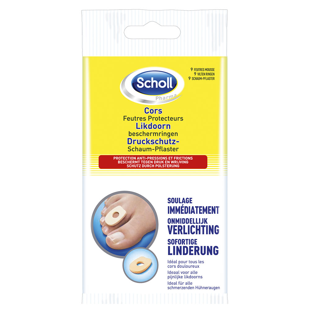 Scholl Feutres Protecteurs Cors x9