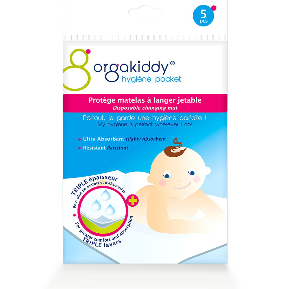 Orgakiddy Protege Matelas A Langer Jetable X5