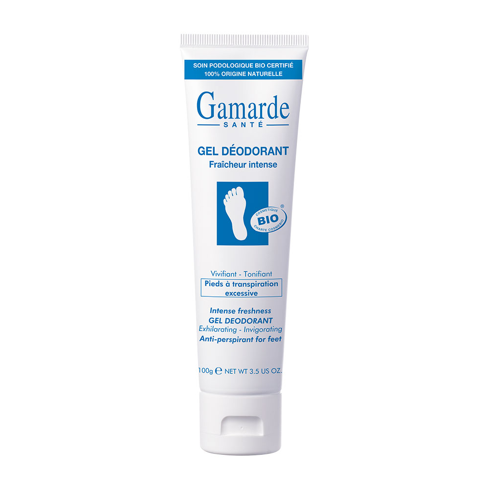 Gamarde Gel Deodorant Fraicheur Bio Intense Pieds A Transpiration Excessive 100g