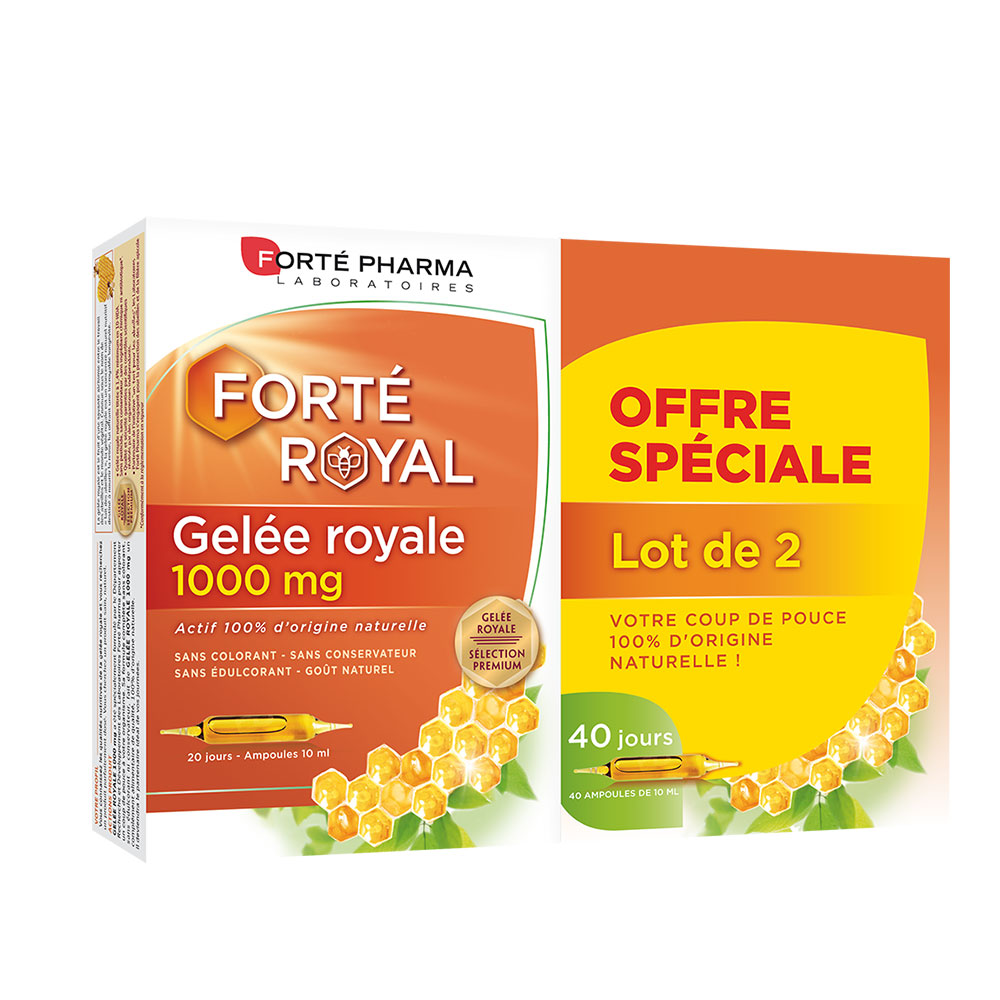 Forté Pharma Forté Royal Gelée Royale 1000 mg 2x20 ampoules