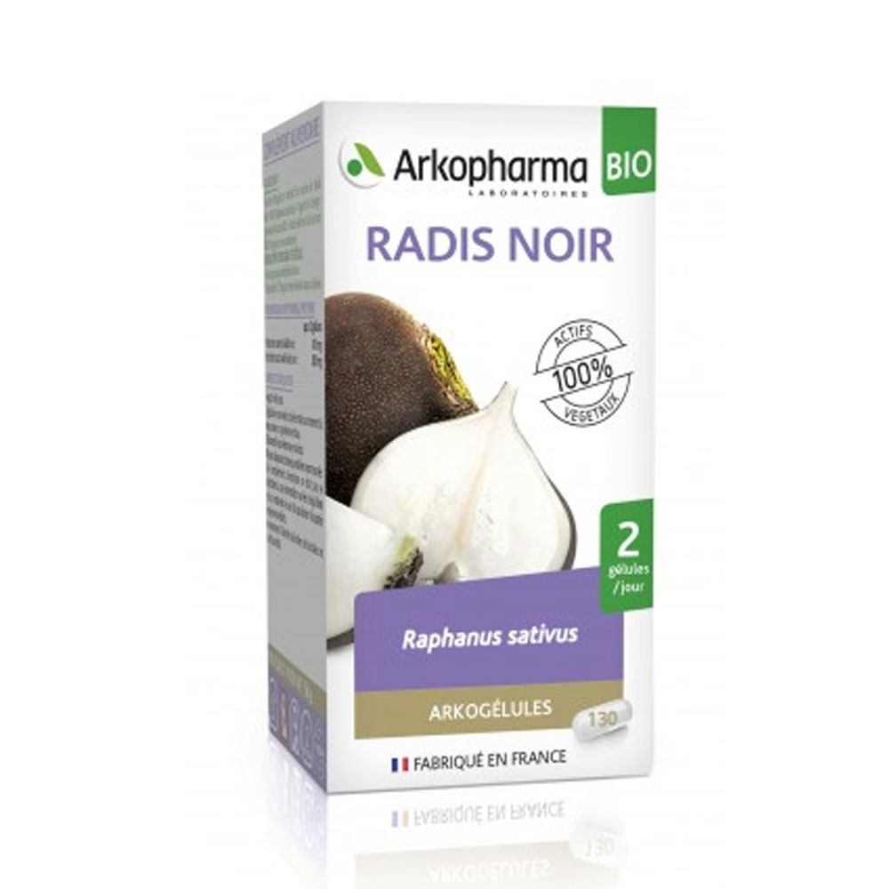 Arkopharma Arkogélules Radis Noir Bio 130 Gelules