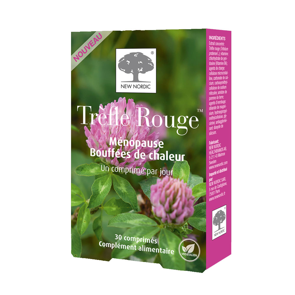 New Nordic Trefle Rouge 30 Comprimes Menopause