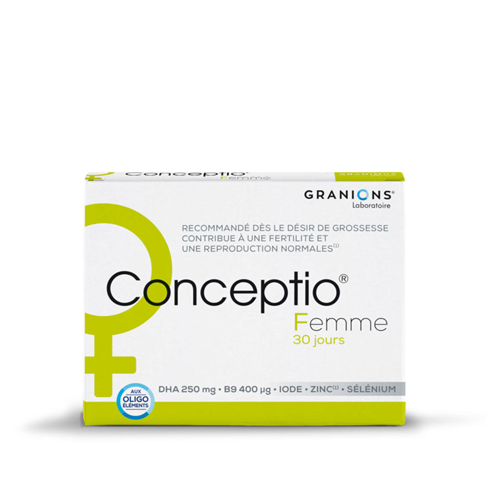 Granions Femme 30 Capsules + 30 Gelules Conceptio