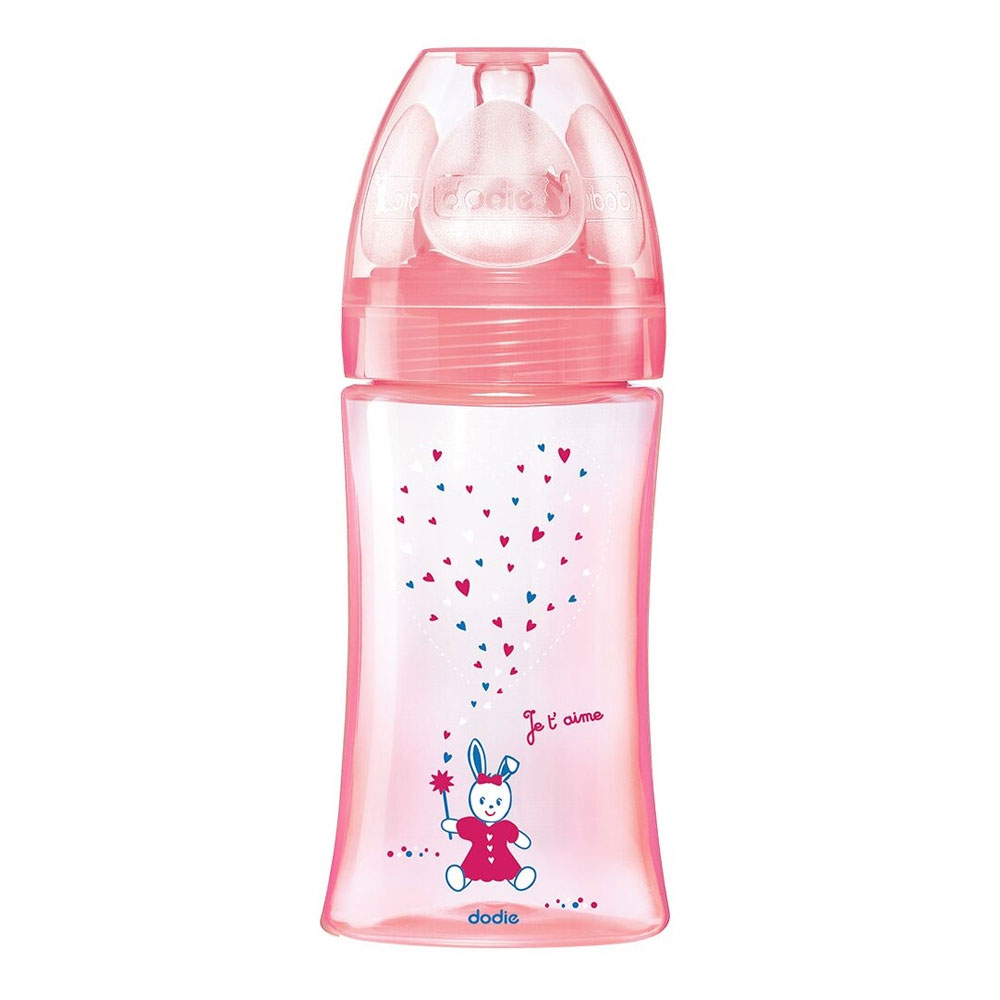 Dodie Biberon Initiation + Debit 2 Anti-colique 0-6 Mois 270ml