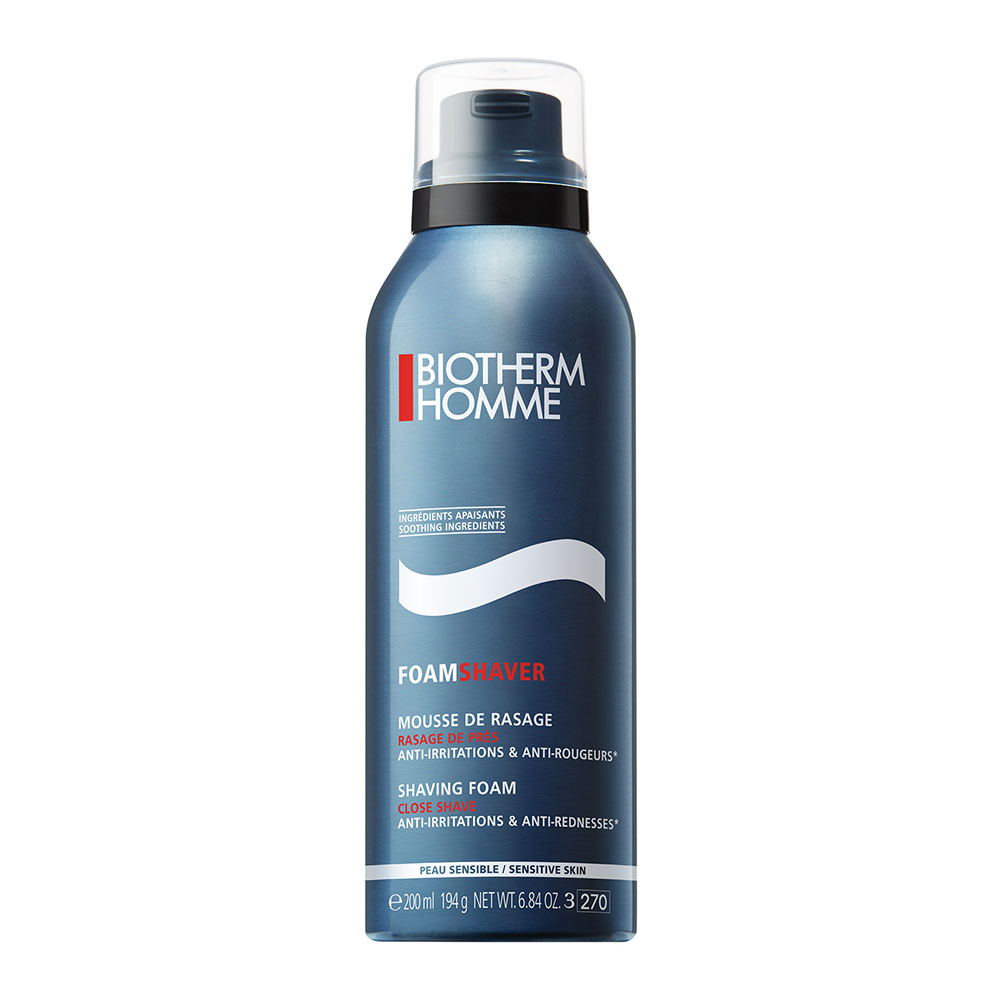 Biotherm FoamShaver Mousse de Rasage Homme Peaux Sensibles 200ml