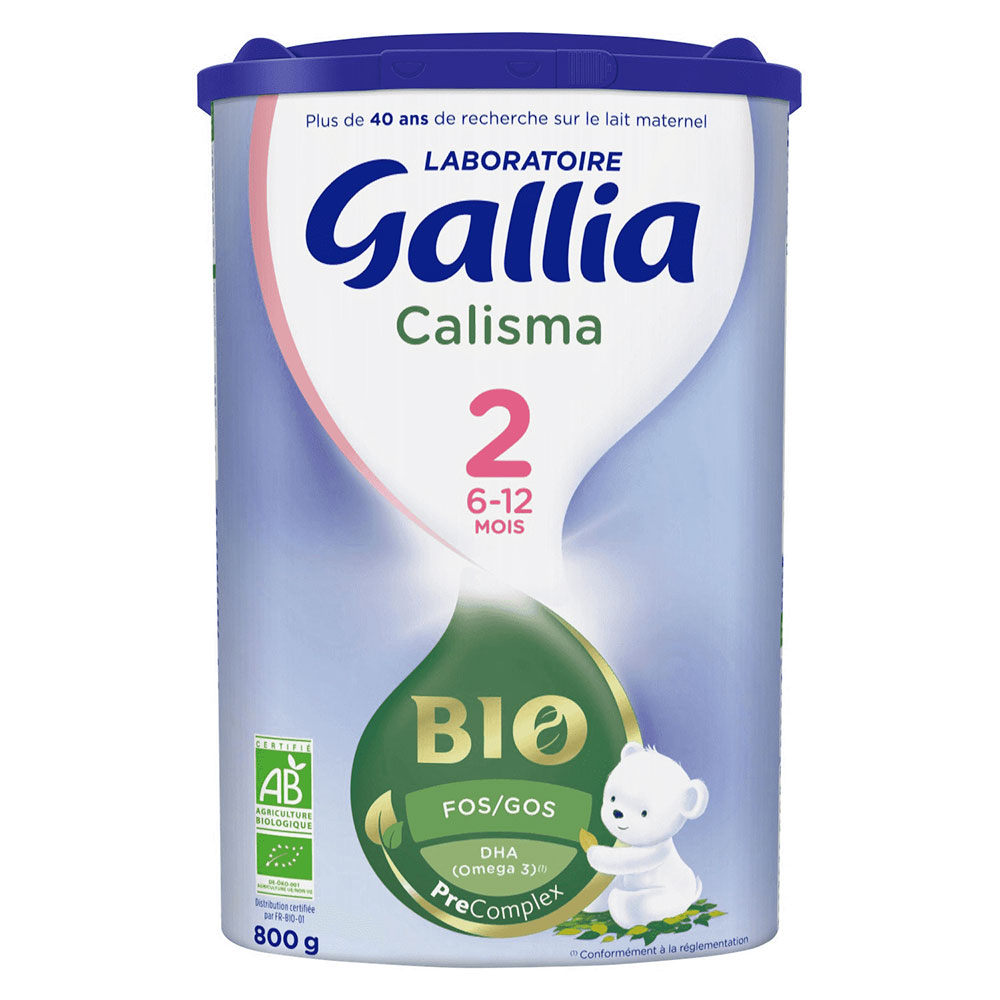 Gallia Calisma 2 Lait En Poudre Bio 6 à 12 mois 800g