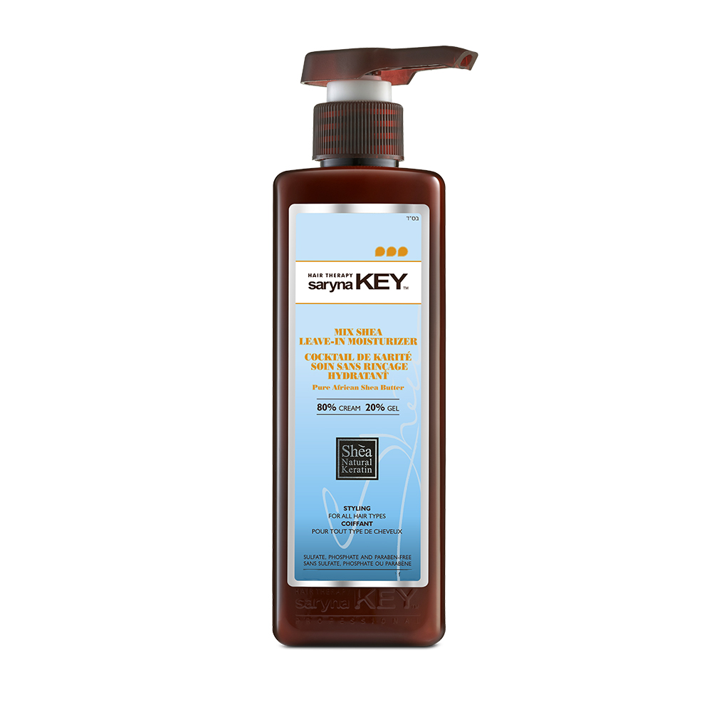 Saryna Key Cocktail De Karite Soin Sans Rincage Hydratant 80% / 20% Styling Beurre De Karite D'afrique 300ml