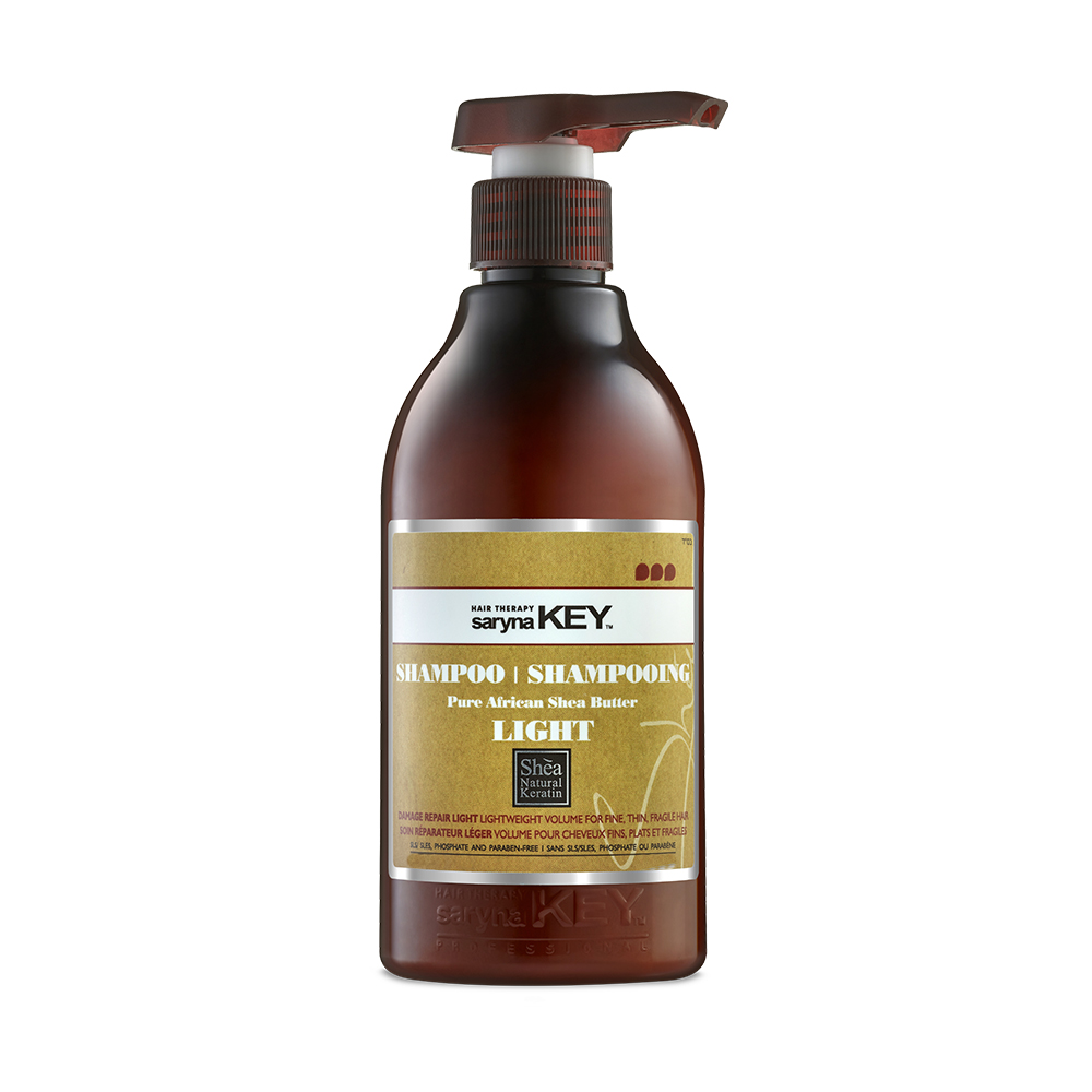 Saryna Key Damage Repair Shampooing Soin Reparateur Leger Light Beurre De Karite Pur D'afrique 300ml
