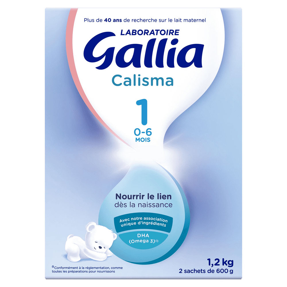 Gallia Calisma 1 Lait En Poudre 0 à 6 mois 2x600g