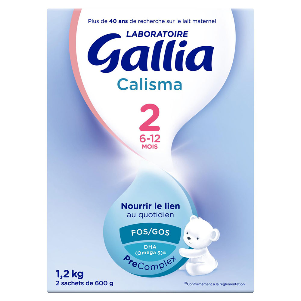 Gallia Calisma 2 Lait En Poudre 6 à 12 mois 2x600g