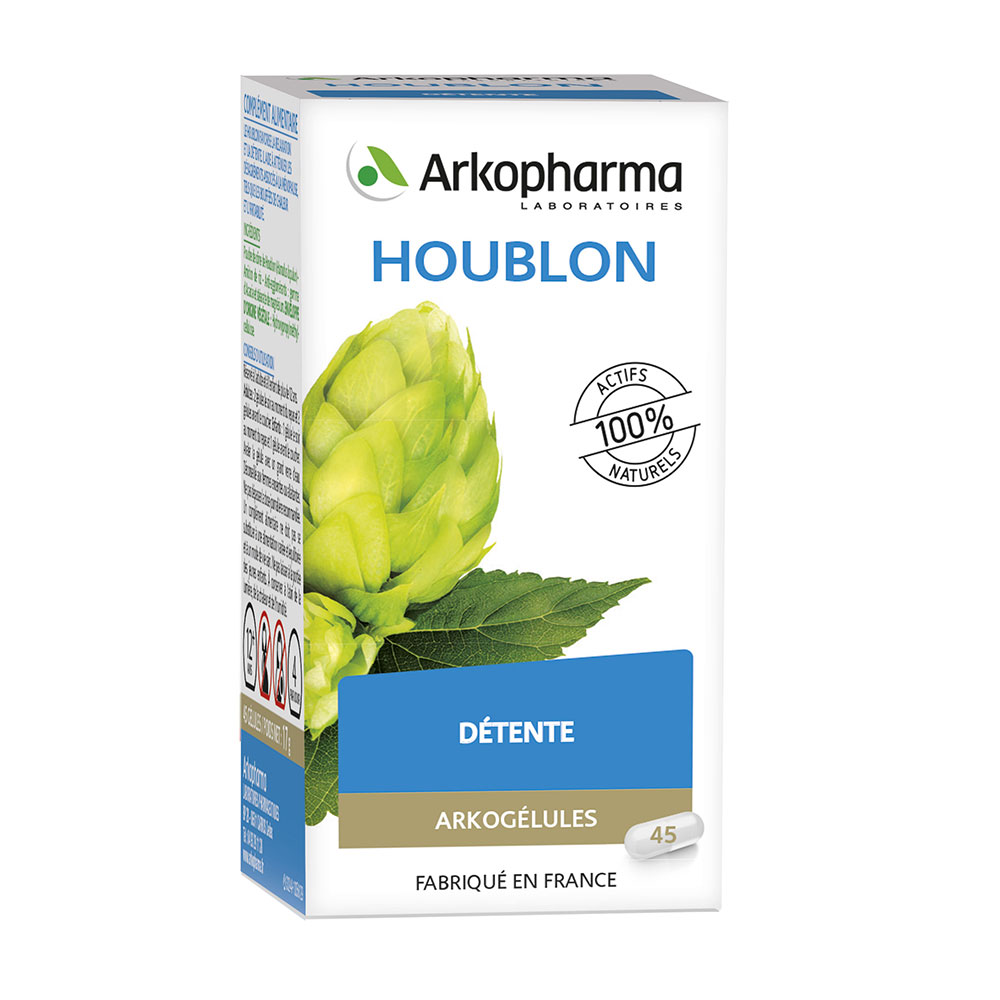 Arkopharma Arkogélules Houblon 45 Gelules