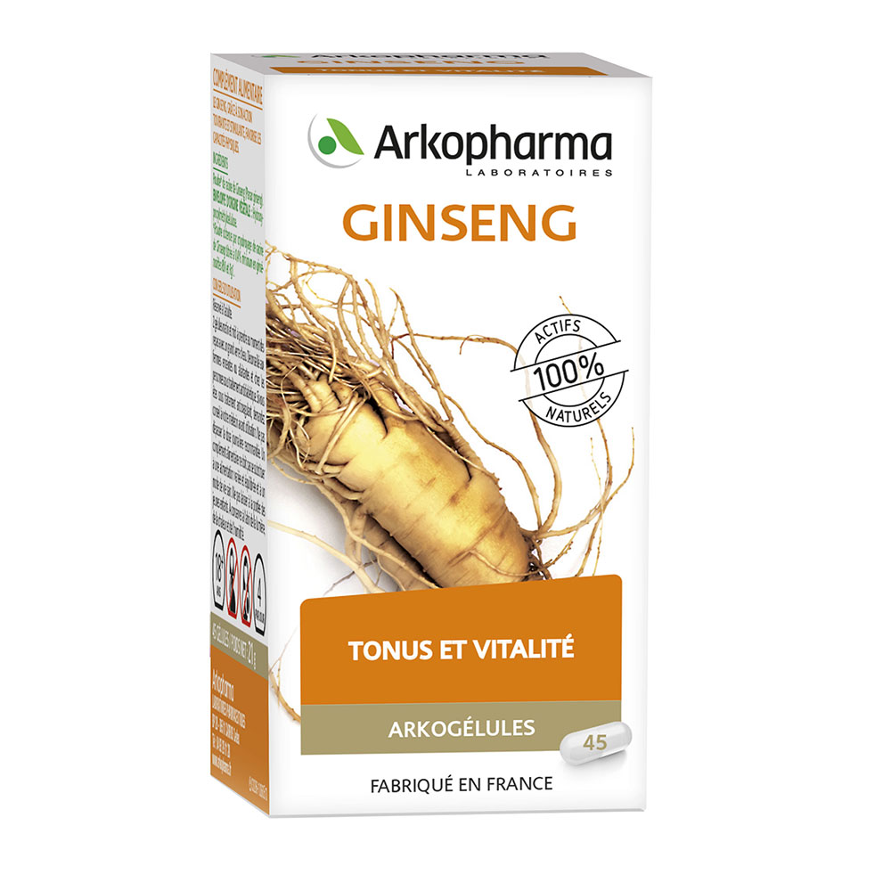 Arkopharma Arkogélules Ginseng 45 gélules