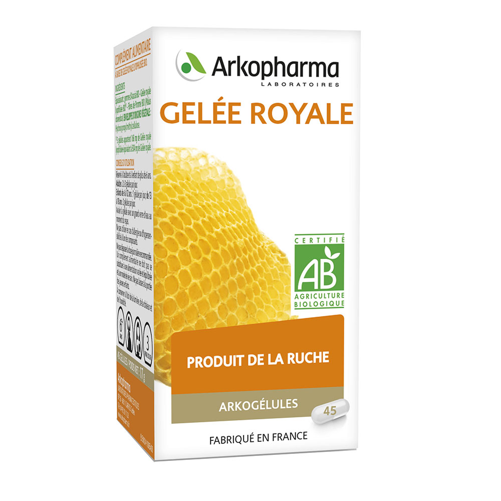 Arkopharma Arkogélules Gelee Royale Bio 45 Gelules