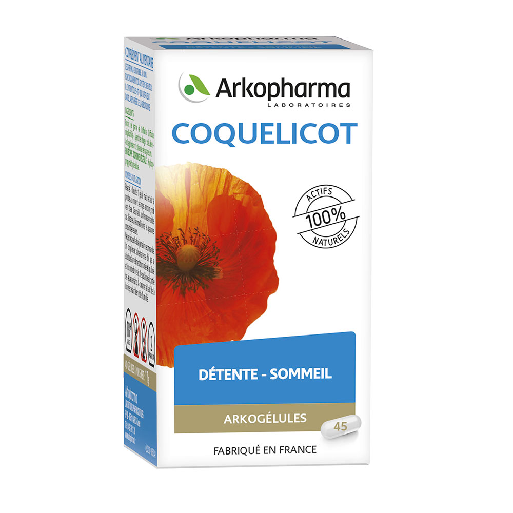Arkopharma Arkogélules Coquelicot 45 Gelules
