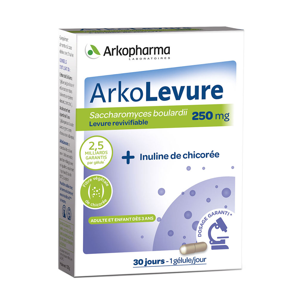Arkopharma Arkolevure + Inuline 30 Gelules
