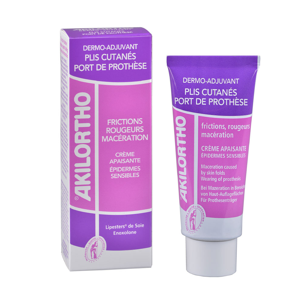 Asepta Akilortho Creme Apaisante Plis Cutanes Dermo-adjuvant Port De Prothese 75ml