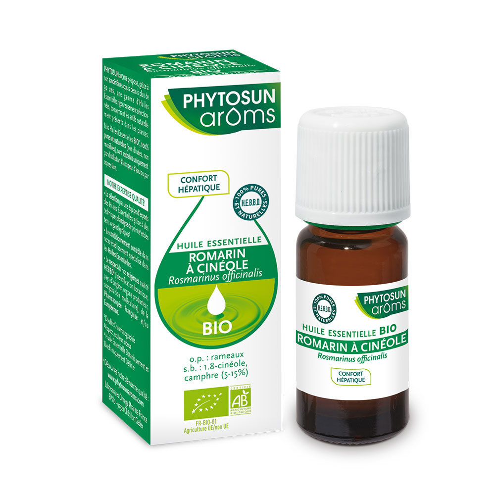 Phytosun Aroms Huile Essentielle Romarin Cineole Bio Aroms 10ml