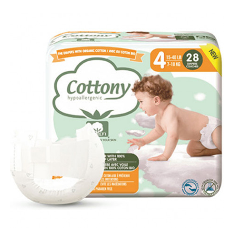 Cottony Couches Bébé T4 (7-18 Kg) x28