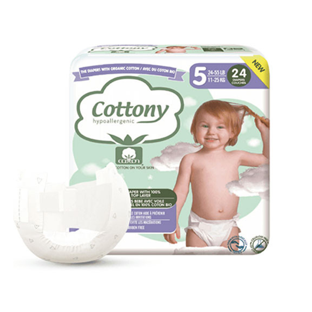 Cottony Couches Bébé T5 (11-25 Kg) x24