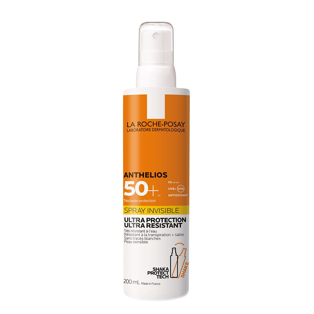 La Roche-Posay Anthelios Crème Solaire Corps en Spray Très Haute Protection spf 50+ Avec Parfum 200ml