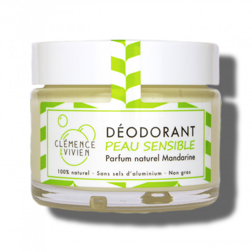Clemence&Vivien Deodorant Naturel Creme Peaux Sensibles 50g
