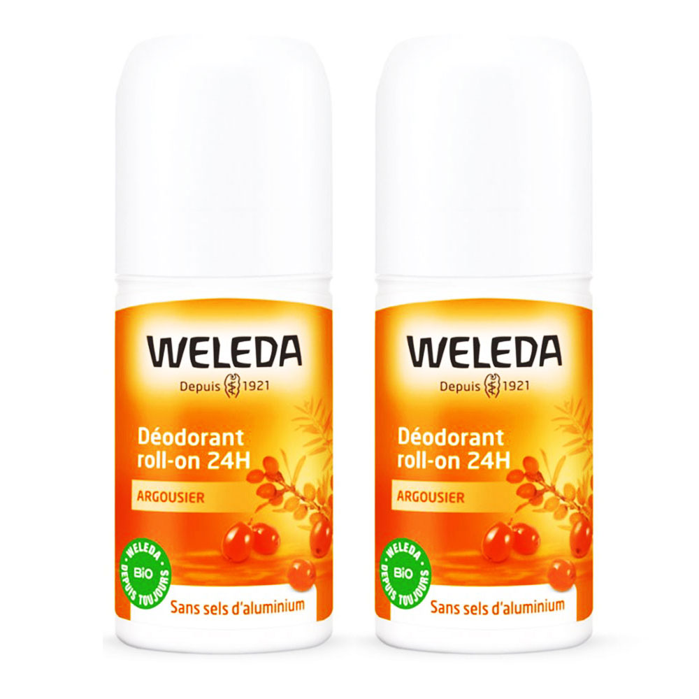 Weleda Argousier Deodorant Roll-on 24h 2x50ml