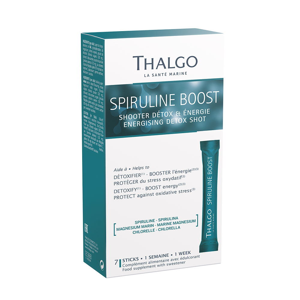 SHOOTER DETOX & ENERGIE STICK 7X5G SPIRULINE BOOST THALGO