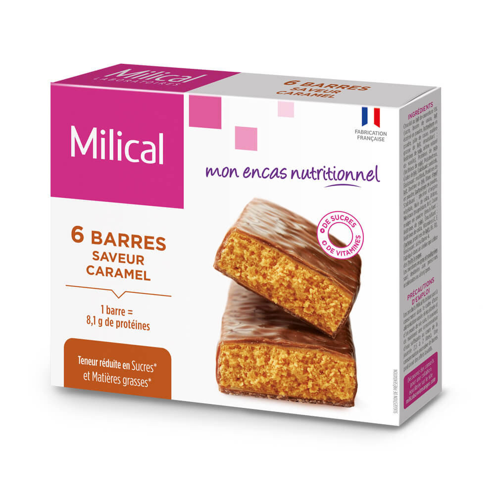 Milical Proteines Barres Hyperproteine Minceur X6