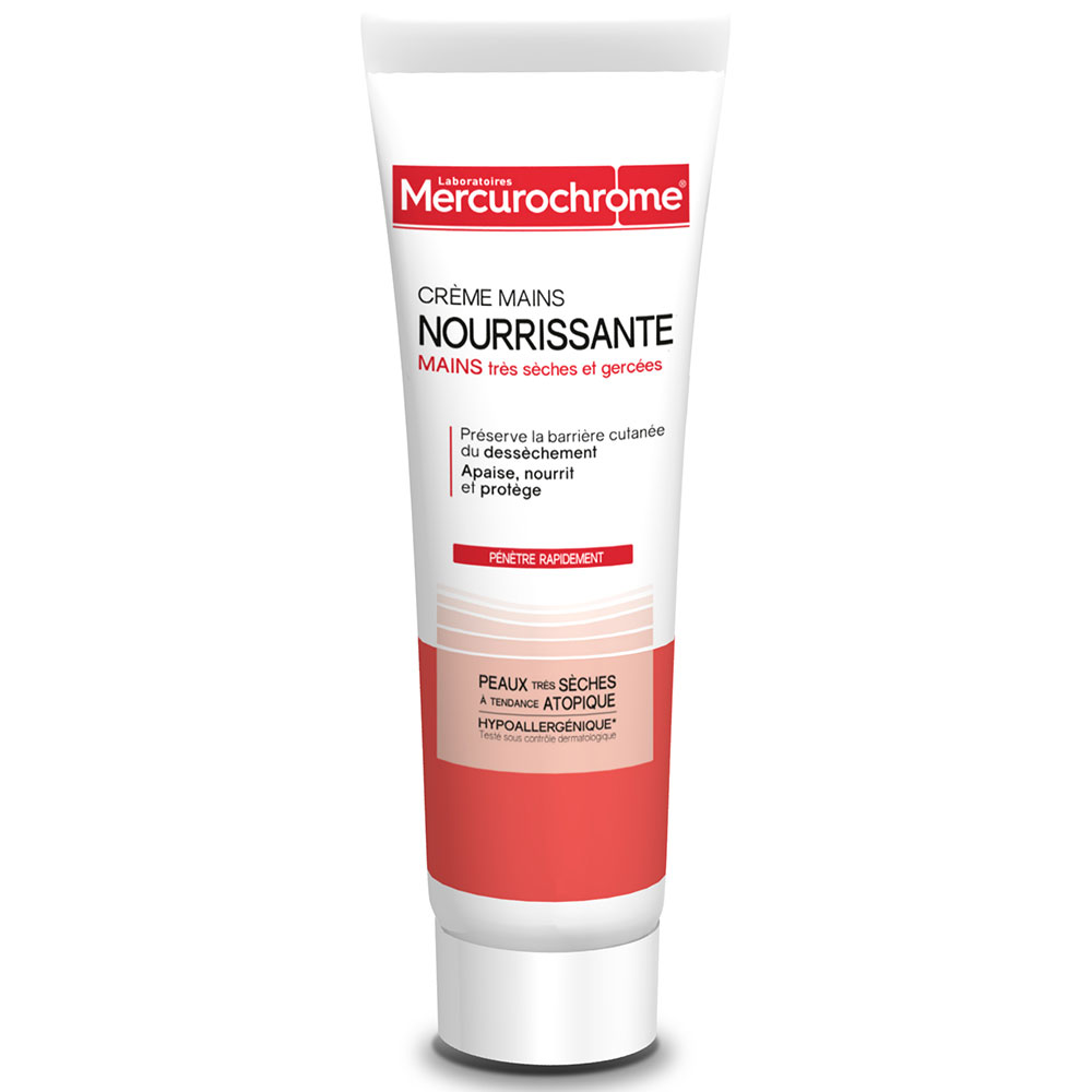 Mercurochrome Creme Mains Nourrissante Juvasante 75ml