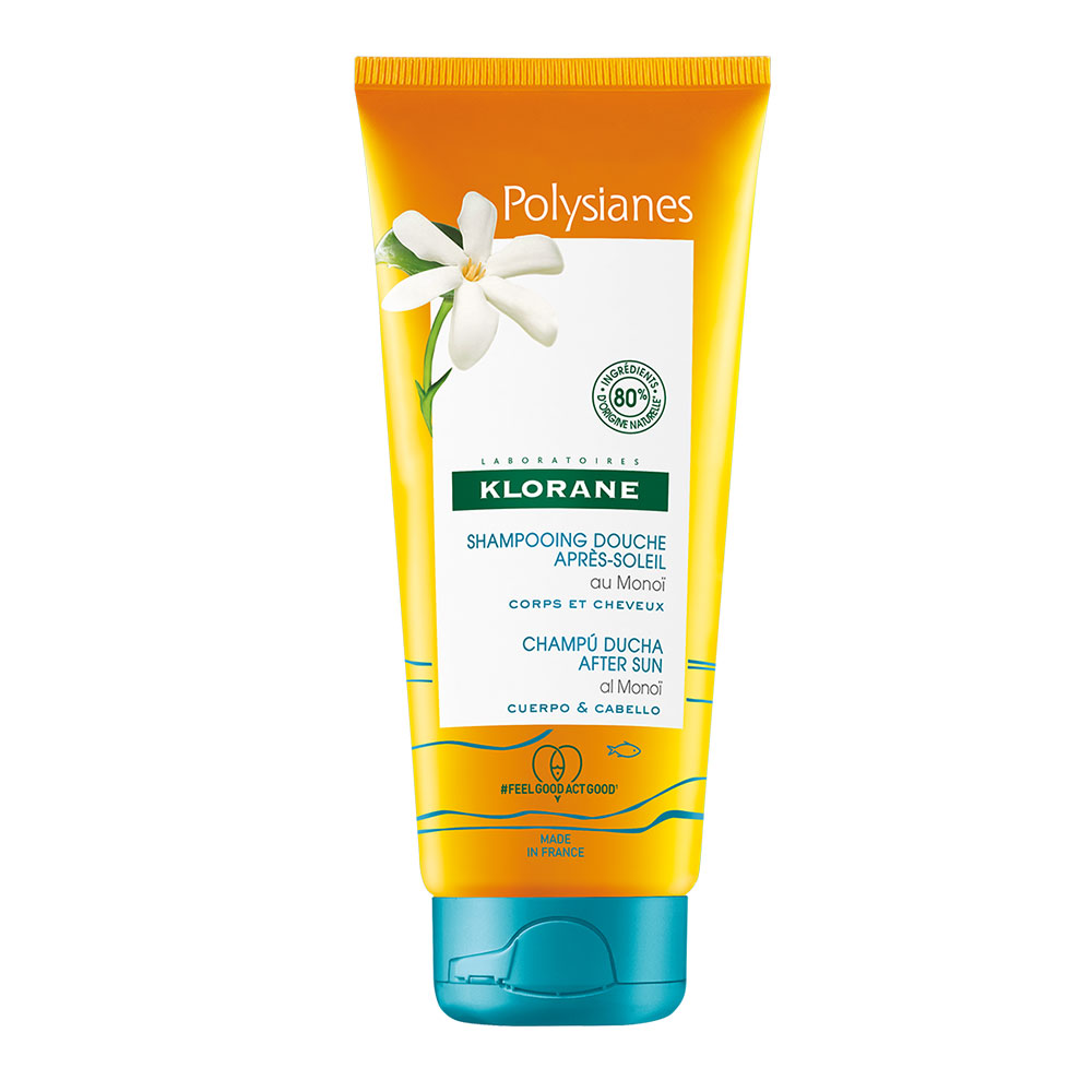 Klorane Polysianes Shampooing Douche Apres Soleil 200ml