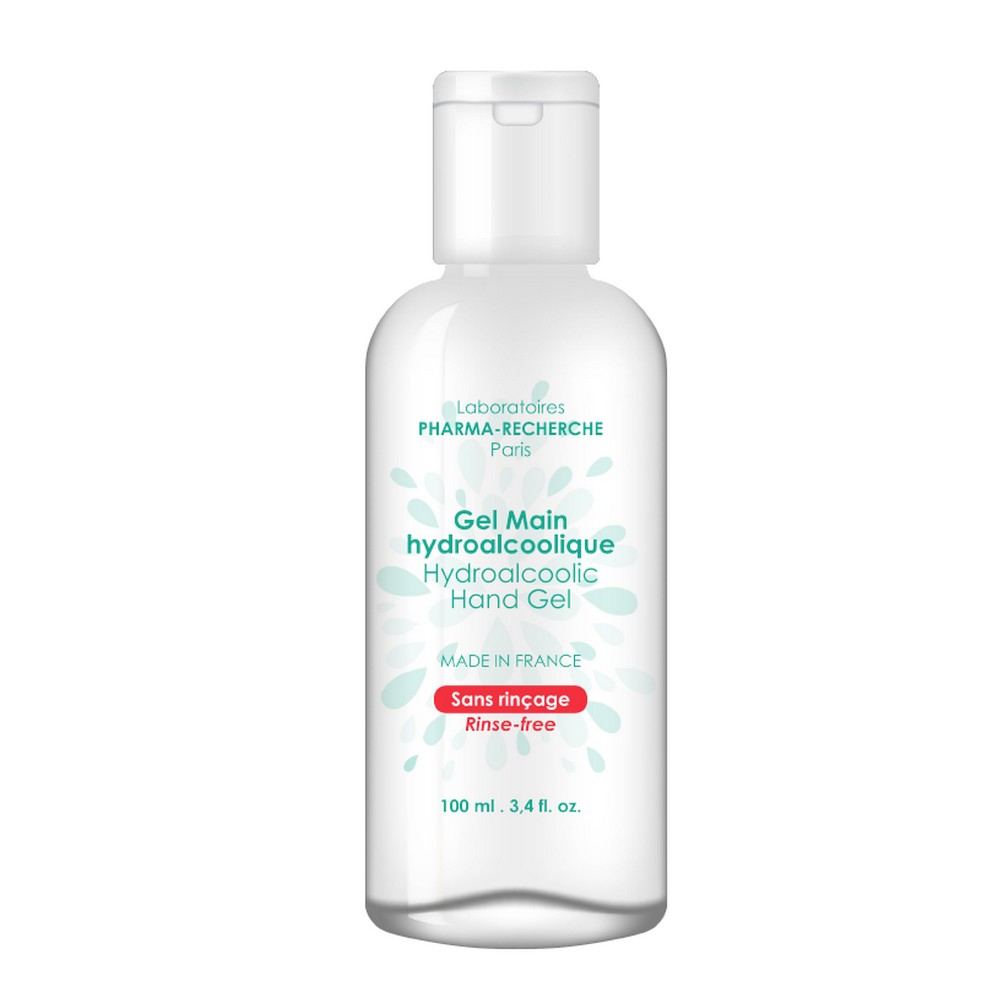 Gel Main Hydroalcoolique Sans Rincage Pharma Recherche 100ml Bio-Recherche