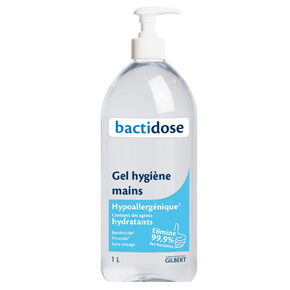 Bactidose Gel Hygiene Des Mains Gilbert 1l