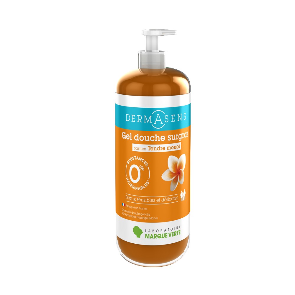 Dermasens Gel Douche Sugras Sans Savon Peaux Sensibles 1l
