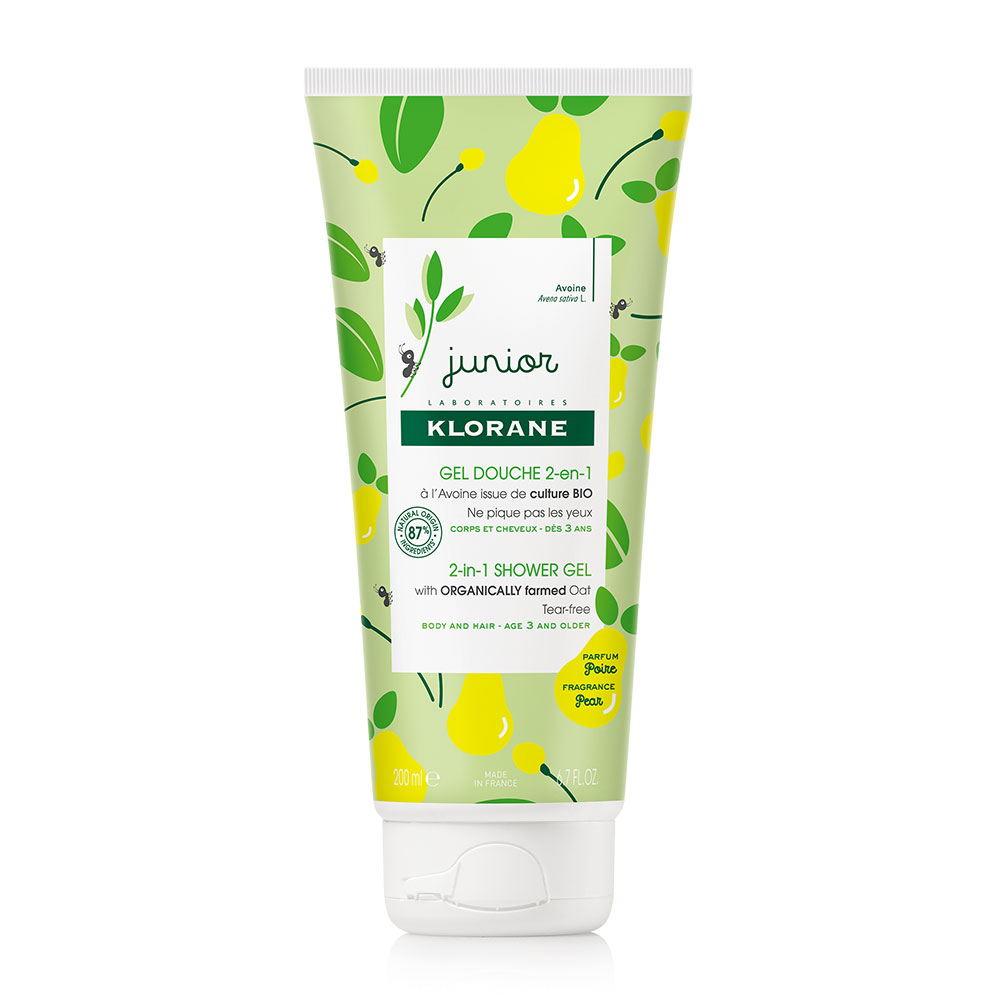 Klorane Junior Gel Douche 2 En 1 Poire Poire 200ml