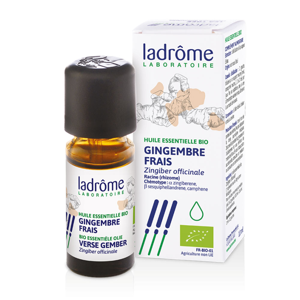 Ladrôme Huile Essentielle De Gingembre Bio 10ml