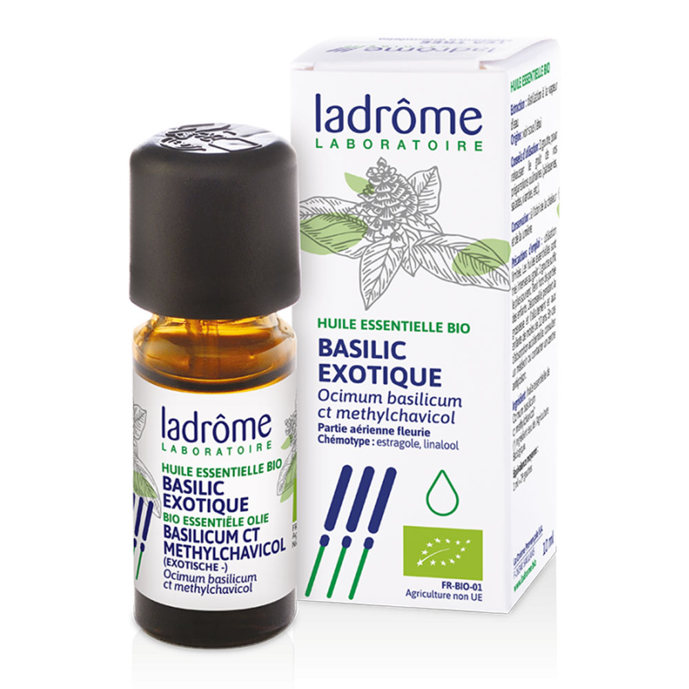Ladrôme Huile Essentielle De Basilic Exotique Bio 10ml