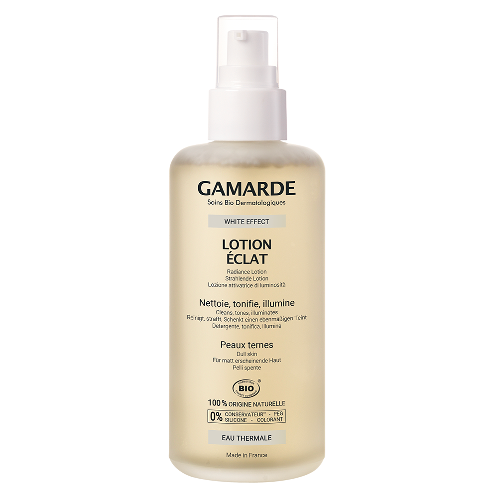 Gamarde Lotion Eclat Bio White Effect Peaux Ternes 200ml