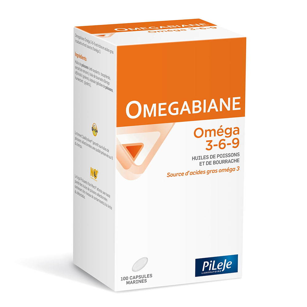 Pileje Omegabiane Omega 3-6-9 100 Capsules
