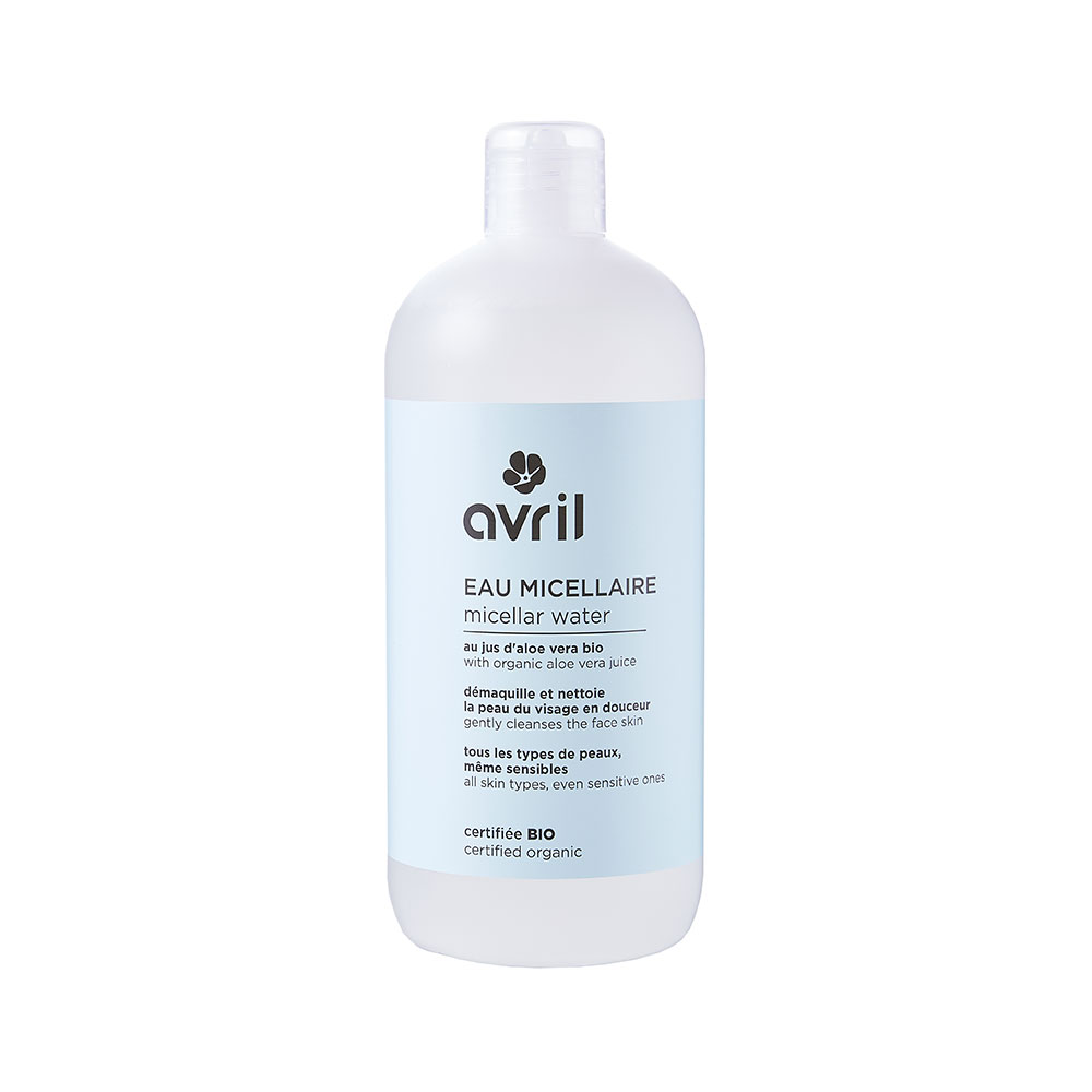 Avril Eau micellaire au jus d'aloe vera Bio 500ml