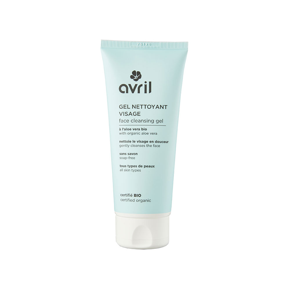 Avril Gel nettoyant doux visage a l'Aloe Vera bio 100ml