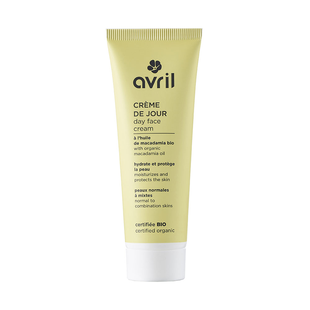 Avril Creme de jour a l'huile de macadamia bio Peaux normales a mixtes 50ml