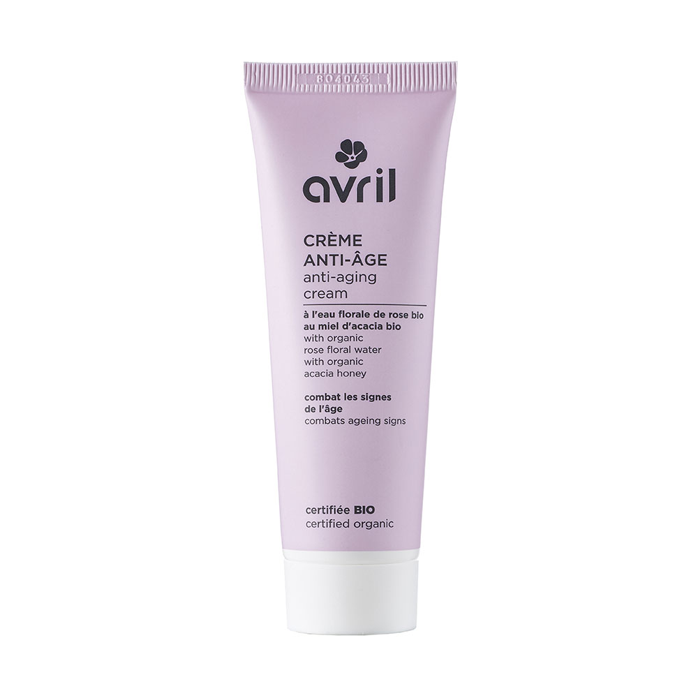 Avril Creme anti-âge a l'eau florale de rose et miel d'acacio bio 50ml