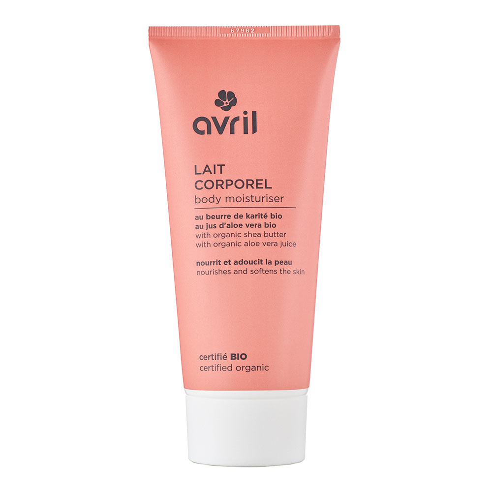 Avril Lait corporel au beurre de karite et jus d'aloe vera bio 200ml
