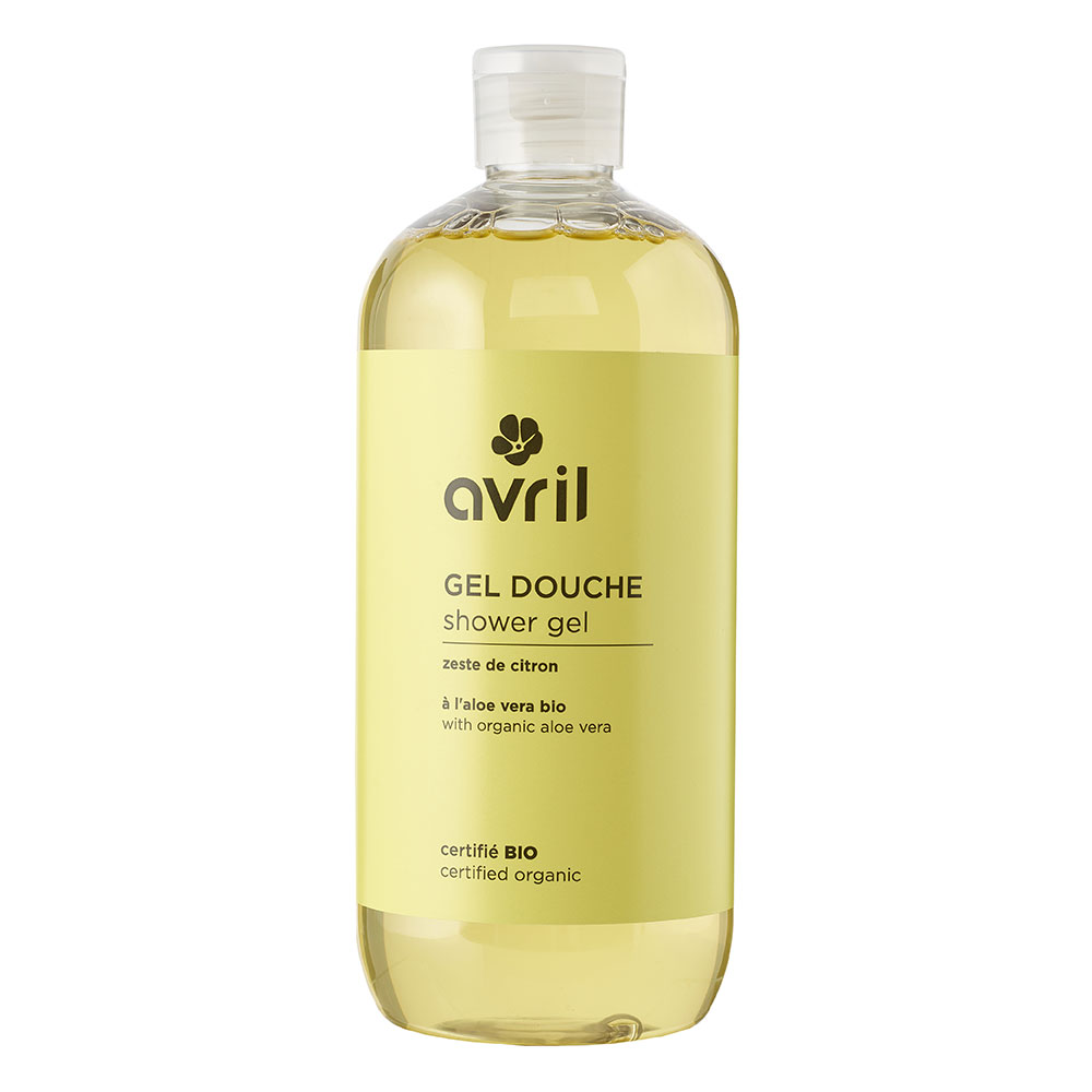 Avril Gel douche zeste de citron bio 500ml