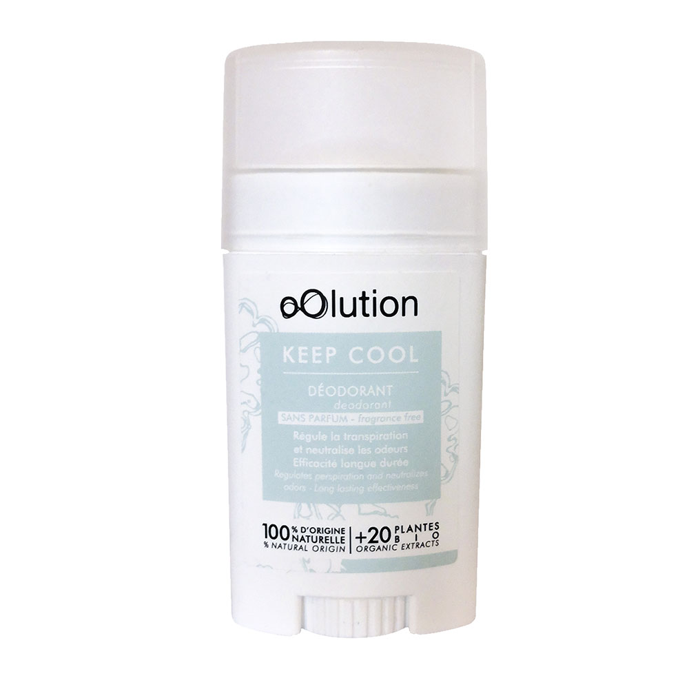 Déodorant sans parfum 40g Keep Cool Tous types de peaux oOlution