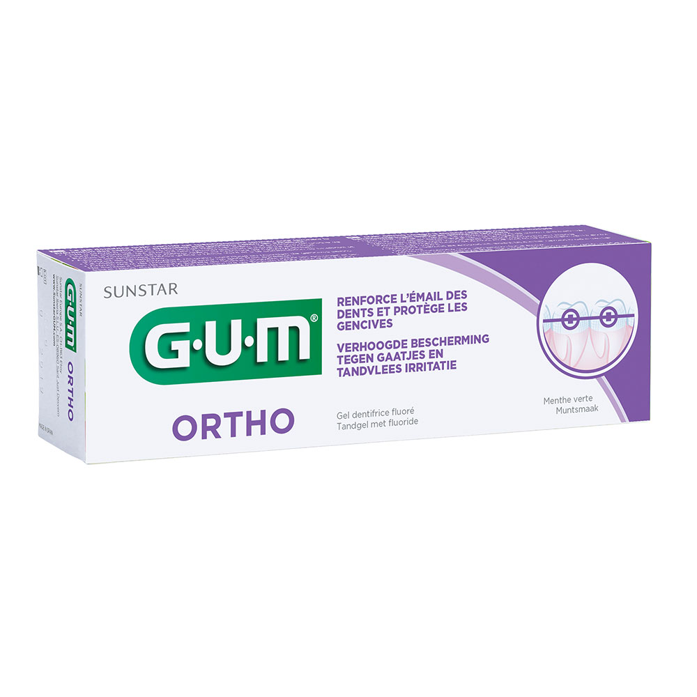 Gum Ortho Gel Dentifrice 75ml