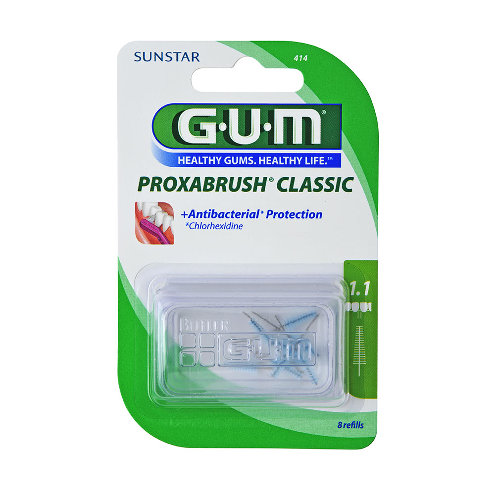 Gum Proxabrush Recharges Brossettes Interdentaires 1.1mm x8
