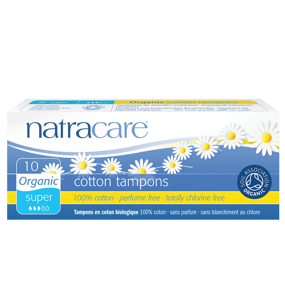 Natracare Tampons Bio Sans Applicateur Super Boite De 10